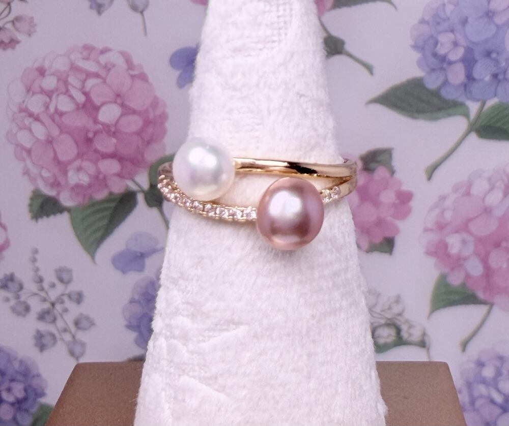 Genuine 6.6mm and 5.7mm Freshwater Pearls Mirror Luster AAAA+ Adjustable 5-9